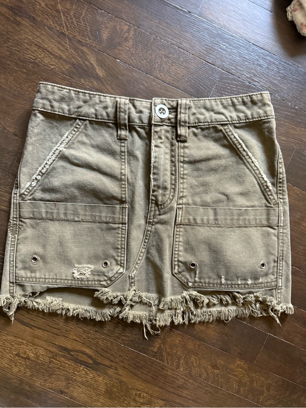 Free People Cargo Mini Skirt